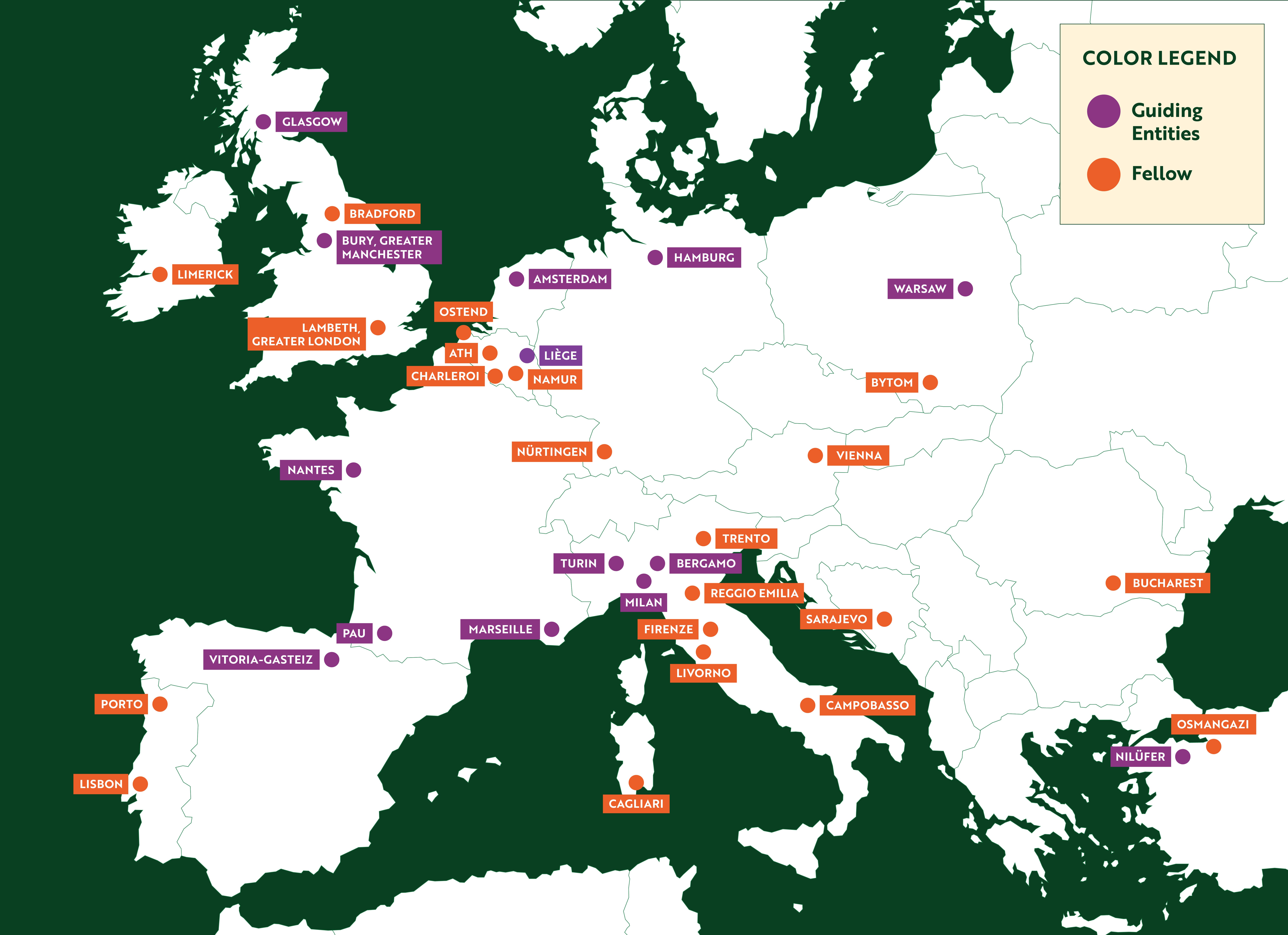 European policy labs map.