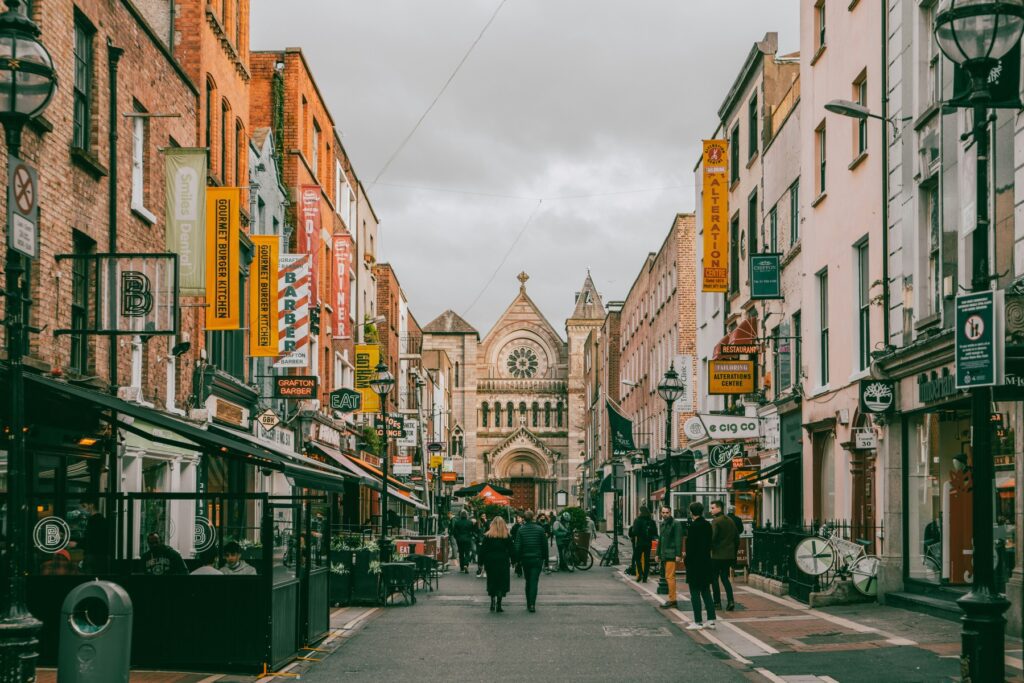 Street view Dublin, Ireland